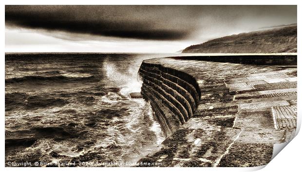 The Cobb. Print by Brian Sharland