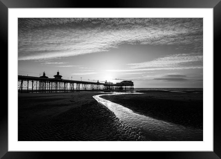 Blackpool's north pier Framed Mounted Print by gary telford