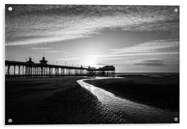 Blackpool's north pier Acrylic by gary telford