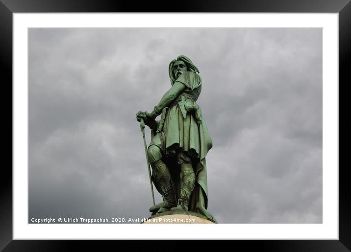 Vincingetorix from alesia Framed Mounted Print by Ulrich Trappschuh