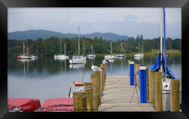Ambleside Pier  Framed Print by Terry Hunt