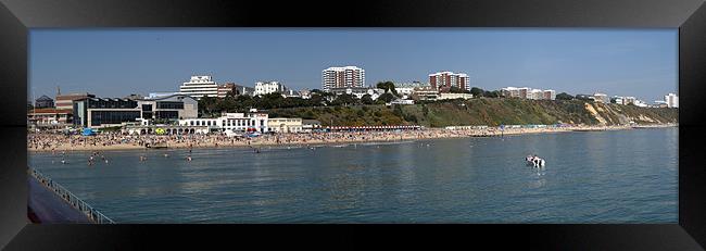 Bournemouth Beaches Framed Print by Chris Day