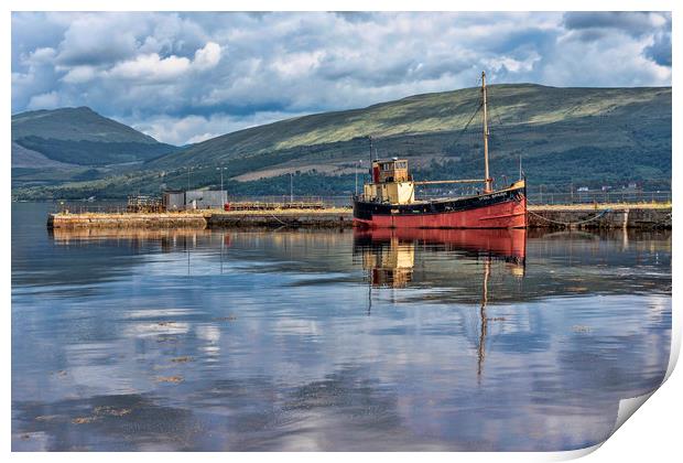 Vital Spark Inveraray Print by Valerie Paterson