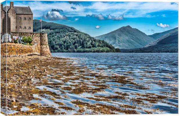 Inveraray on Loch Fyne  Canvas Print by Valerie Paterson