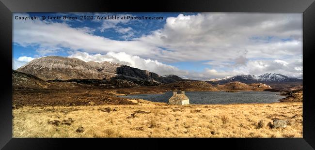 Loch Stack and Arkle #2 Framed Print by Jamie Green