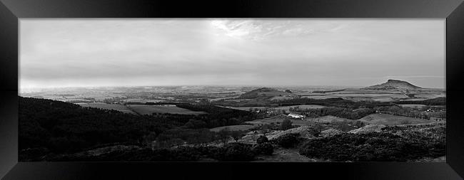 Roseberry Topping Framed Print by David Purton