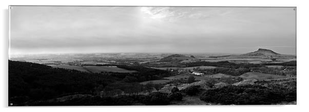 Roseberry Topping Acrylic by David Purton