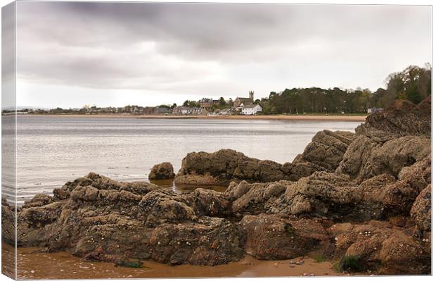 Rosemarkie From The Rocks Canvas Print by Jacqi Elmslie