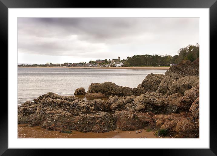 Rosemarkie From The Rocks Framed Mounted Print by Jacqi Elmslie