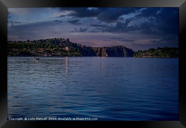 The Blue Hour Framed Print by Colin Metcalf