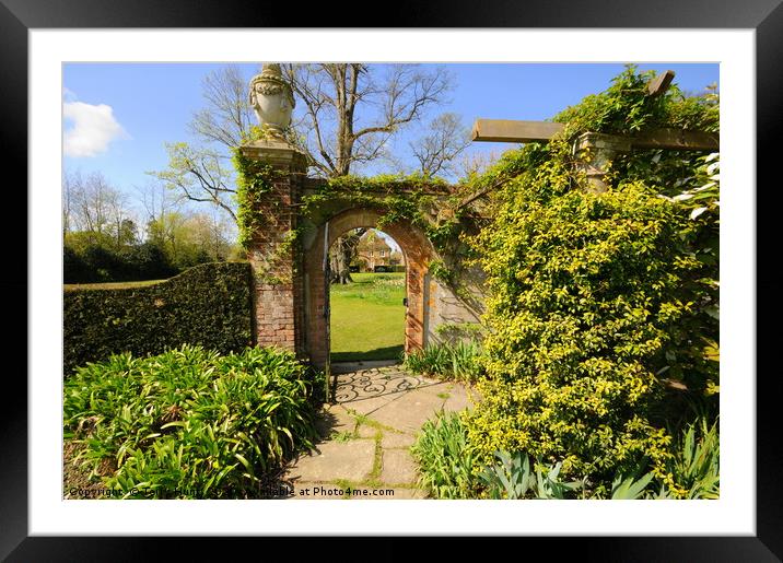 Hole Park Gardens Framed Mounted Print by Terry Hunt