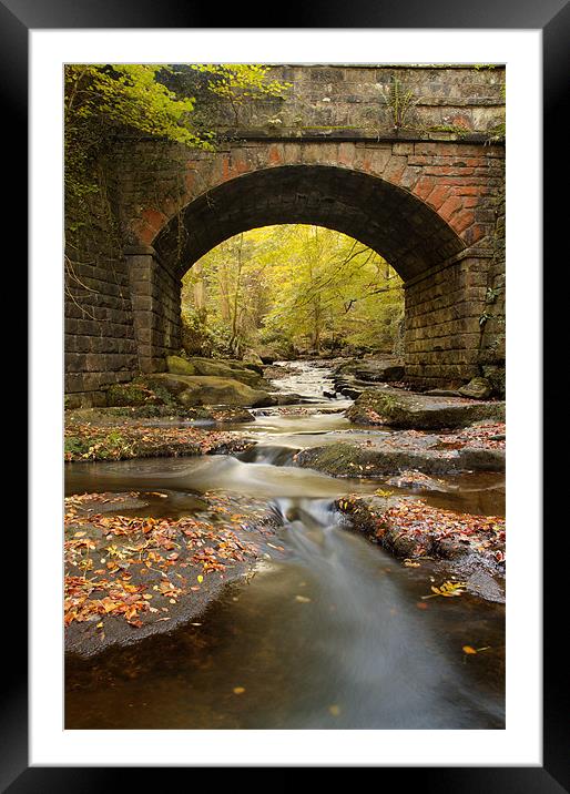 Bridge over May Beck Framed Mounted Print by Martin Williams