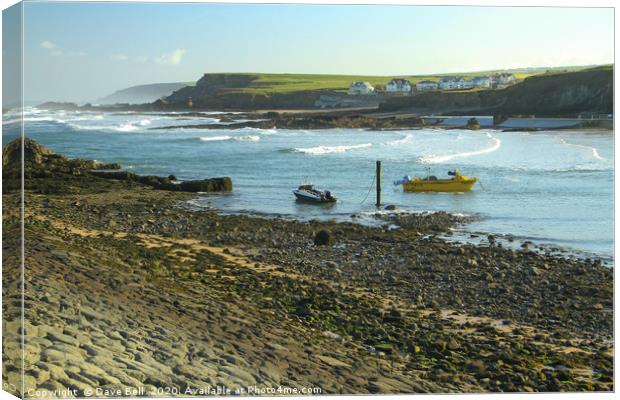 Bude Bay Canvas Print by Dave Bell
