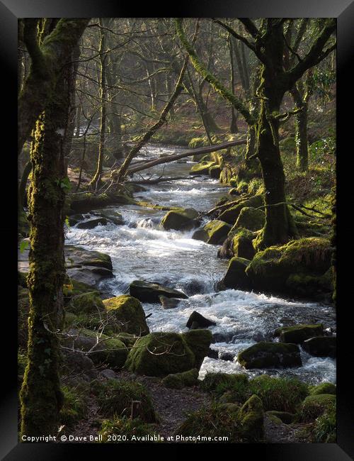 Water Flow Framed Print by Dave Bell