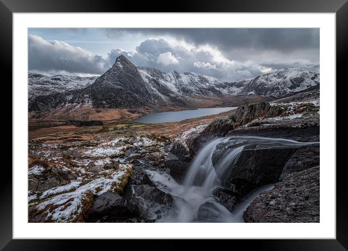 Tryfan and the Glyderau Framed Mounted Print by Paul Andrews