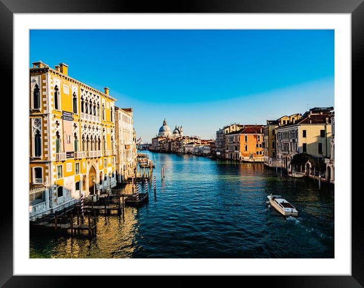 Venice Framed Mounted Print by David Martin