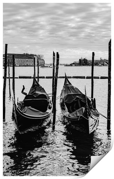 Venice B&W Print by David Martin