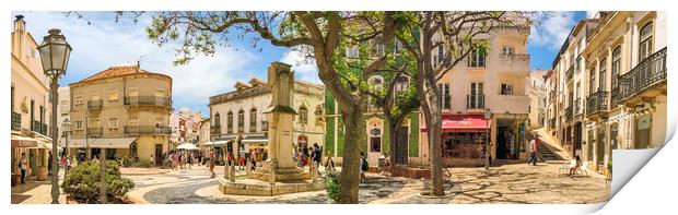 Old town of Lagos Panorama Print by Naylor's Photography