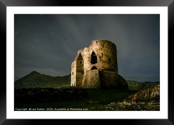 Dolbadarn Castle Framed Mounted Print by Lee Sutton
