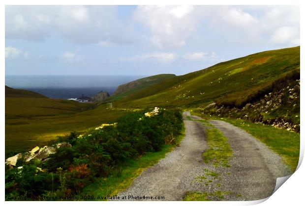 The Road to An Port Print by Steven Watson