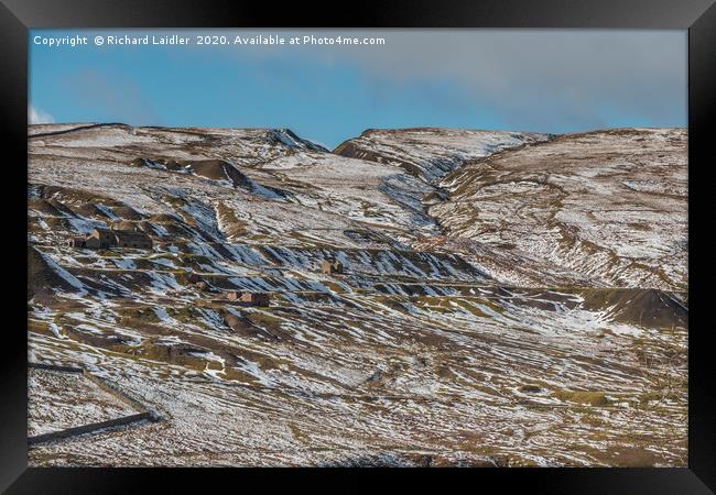 Coldberry Lead Mine, Teesdale, In Winter (1) Framed Print by Richard Laidler