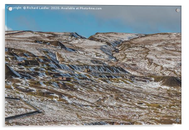 Coldberry Lead Mine, Teesdale, In Winter (1) Acrylic by Richard Laidler