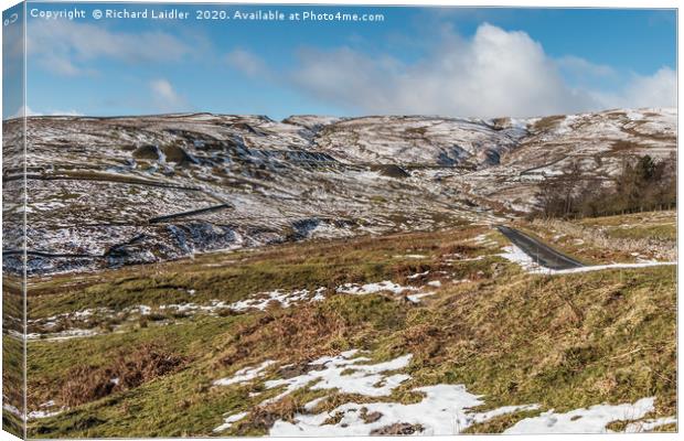 Coldberry Lead Mine, Teesdale, In Winter (2) Canvas Print by Richard Laidler