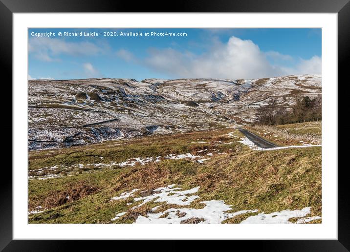 Coldberry Lead Mine, Teesdale, In Winter (2) Framed Mounted Print by Richard Laidler