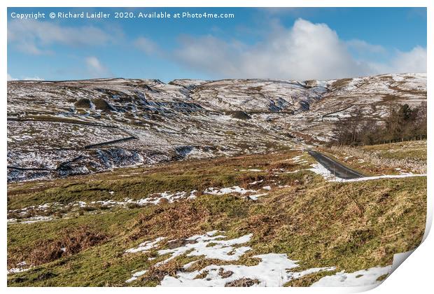 Coldberry Lead Mine, Teesdale, In Winter (2) Print by Richard Laidler