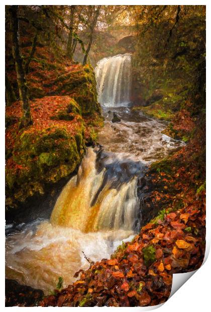 Red Carpet River Print by Gareth Burge Photography