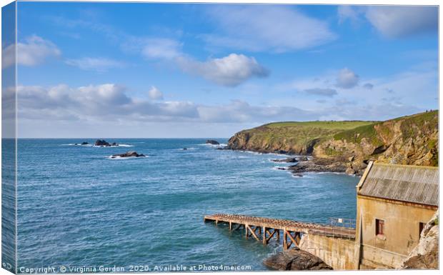 Polpear Cove Lifeboat Station Canvas Print by Gordon Maclaren