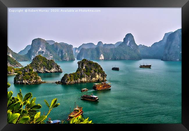 Halong Bay, Vietnam. Framed Print by Robert Murray