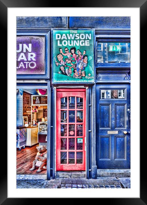 Smallest Pub in Dublin Framed Mounted Print by Valerie Paterson