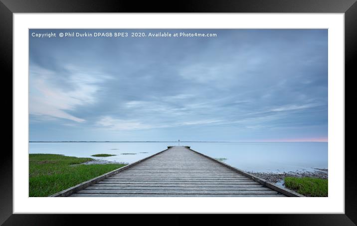 Lytham Jetty Framed Mounted Print by Phil Durkin DPAGB BPE4