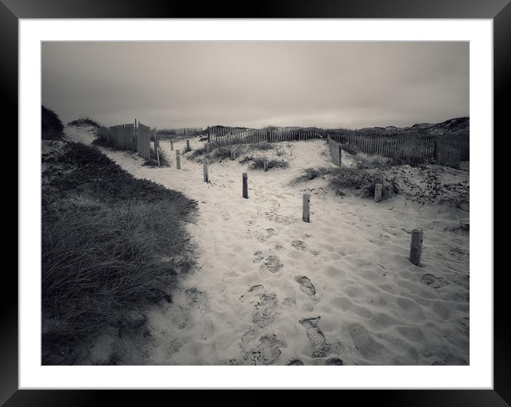 Sand dunes Framed Mounted Print by Larisa Siverina