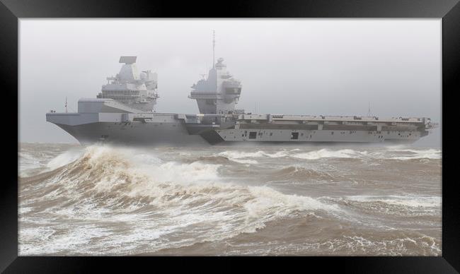 Prince of Wales faces the Sea Framed Print by Rob Lester