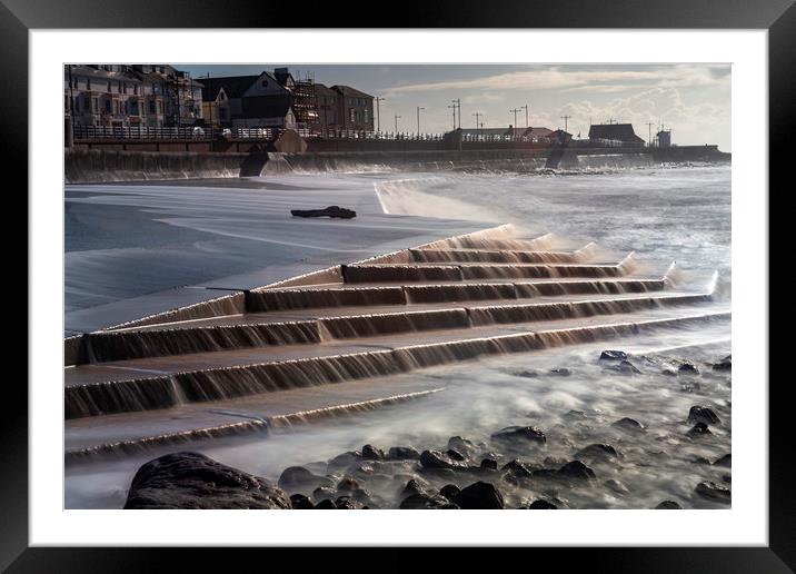 Porthcawl sea front Framed Mounted Print by Leighton Collins