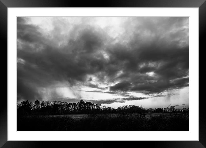The Storm Above Framed Mounted Print by Adam Payne