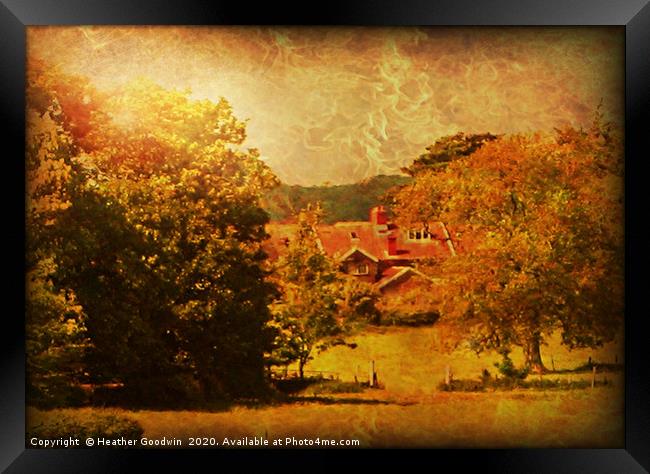 The Middle of Nowhere Framed Print by Heather Goodwin