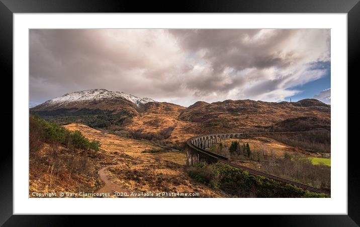 The Pathway to Glenfinnan Framed Mounted Print by Gary Clarricoates