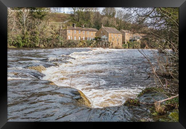 Demesnes Mill, Barnard Castle, Teesdale Framed Print by Richard Laidler