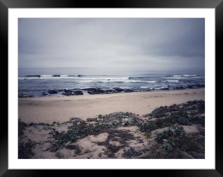 Atlantic ocean, Portugal Framed Mounted Print by Larisa Siverina