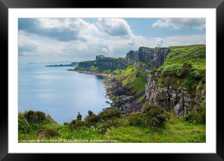 Duntulm Bay Framed Mounted Print by Colin Metcalf