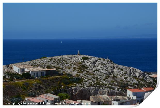 The mediterranean sea  Print by Ulrich Trappschuh