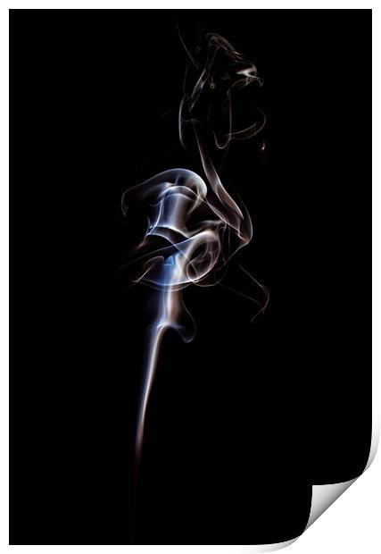 Abstract smoke Print by Martin Smith
