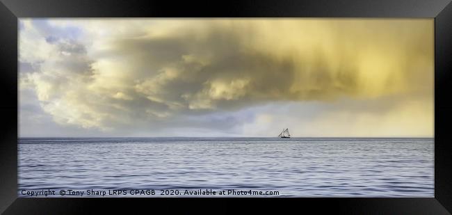 SAILING BY Framed Print by Tony Sharp LRPS CPAGB