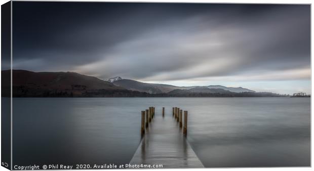 Ashness jetty (also in B&W) Canvas Print by Phil Reay