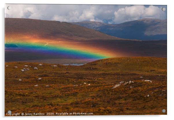 Low Rainbow Acrylic by Jenny Rainbow
