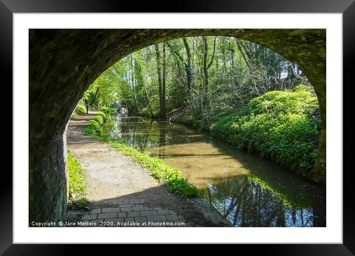 Under The Bridge Framed Mounted Print by Jane Metters