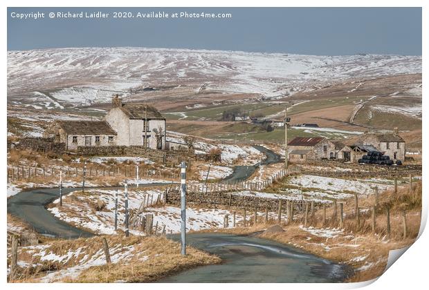 Harwood Farms, Upper Teesdale Print by Richard Laidler